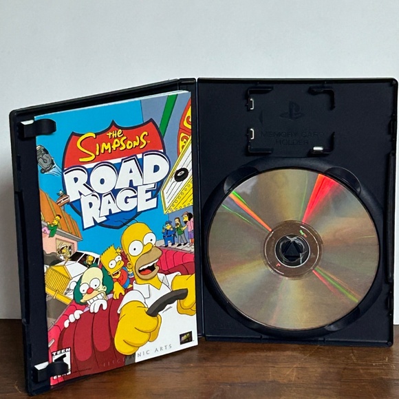 Vintage PlayStation 2 Video Game The Simpsons Road Rage - Picture 2 of 4
